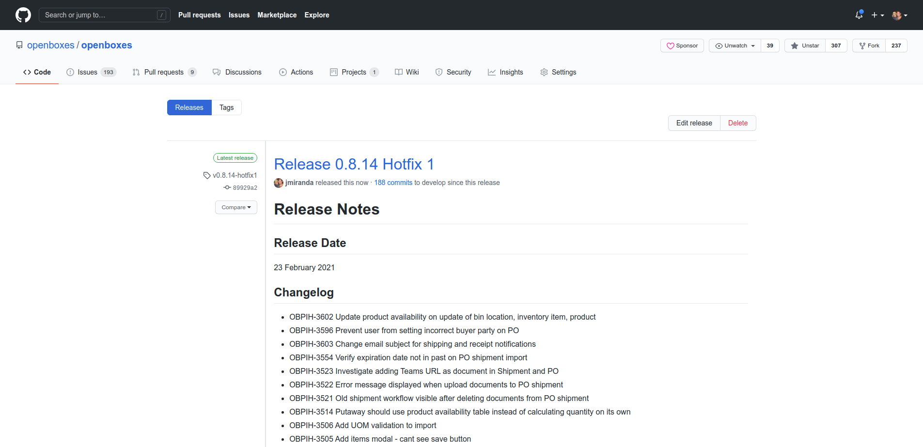 Publish Release