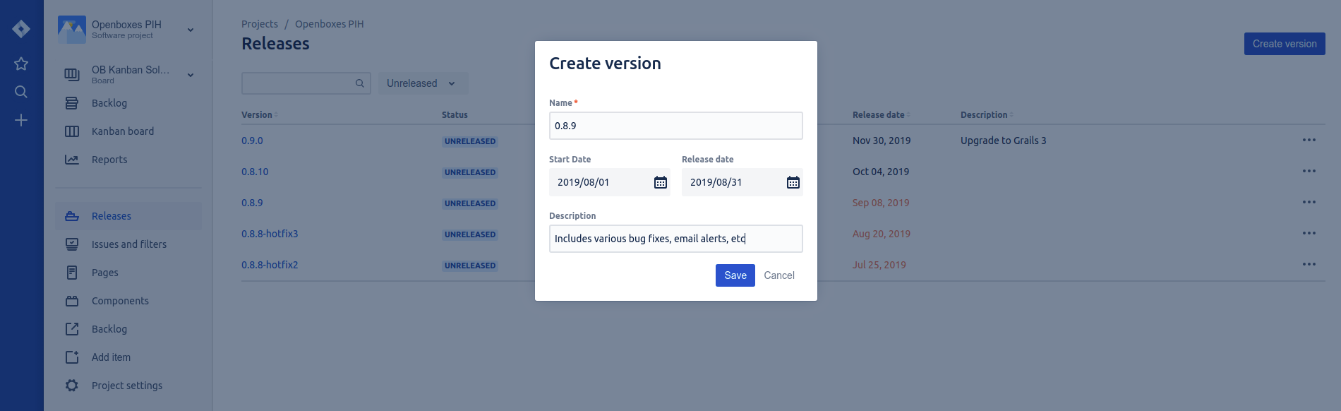 Create Release