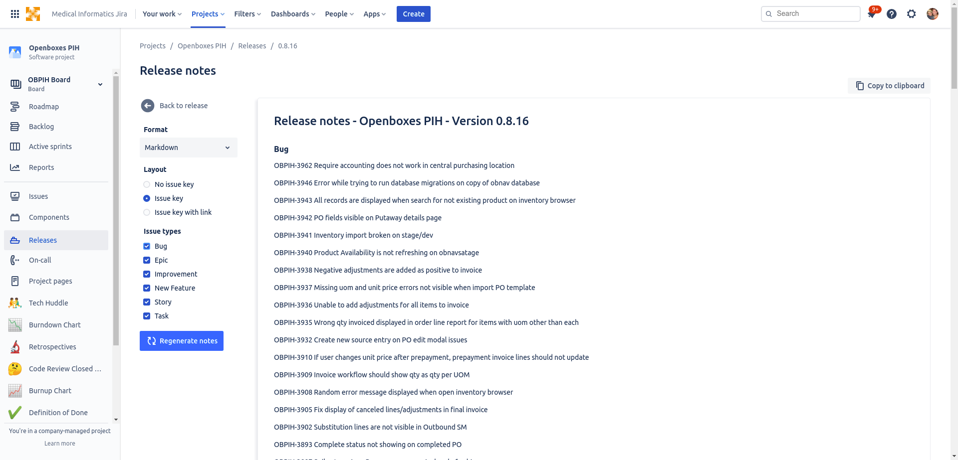 Generate Release Notes Generate Release Notes