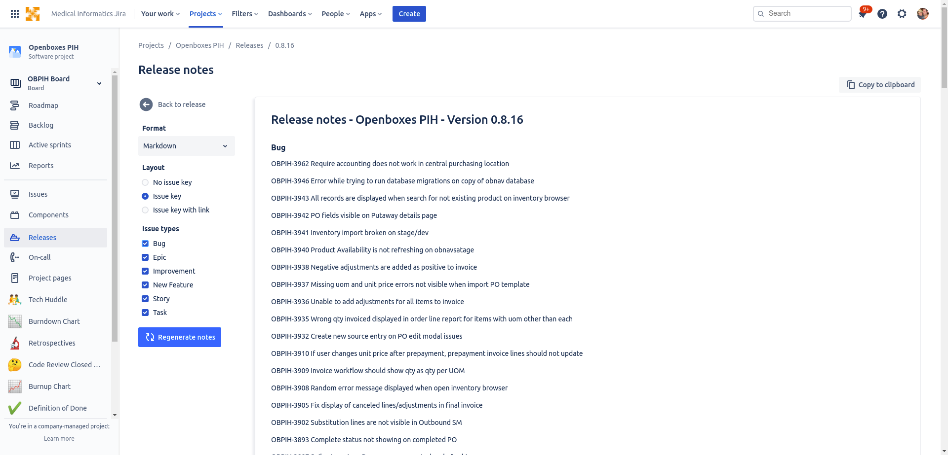 Generate Release Notes